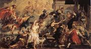 Peter Paul Rubens Henr IV himmelsfard and regeringsproklamationen oil painting artist